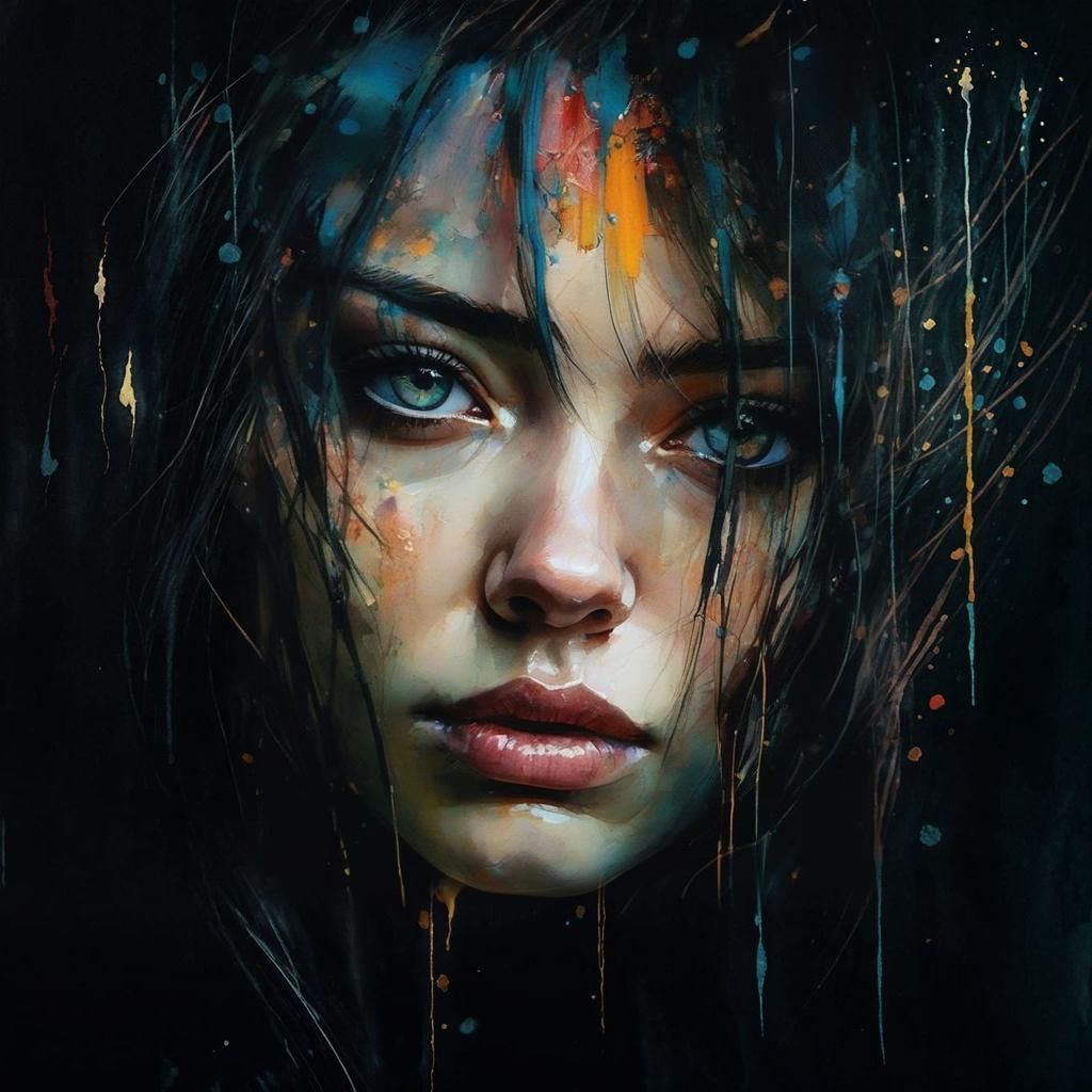 Candle in Wind: Vibrant Watercolor Masterpiece