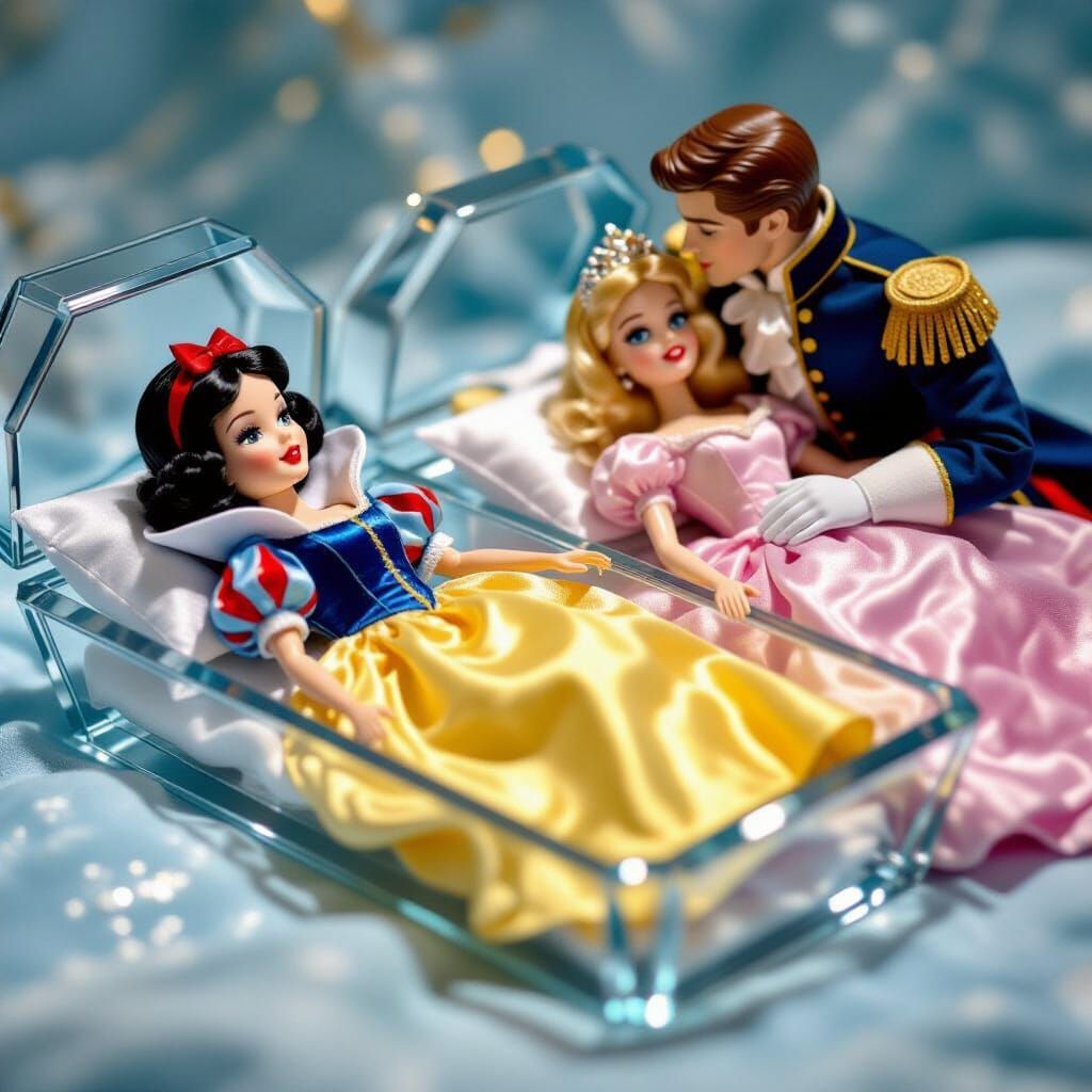 Prince Charming Dolls with Snow White and Sleeping Beauty