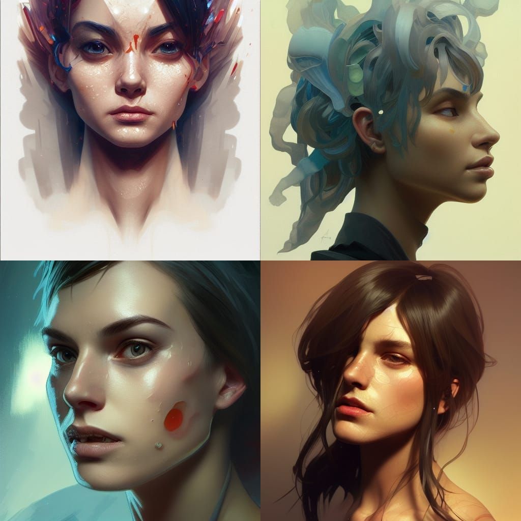 Hyperdetailed Portrait in Dynamic Lighting