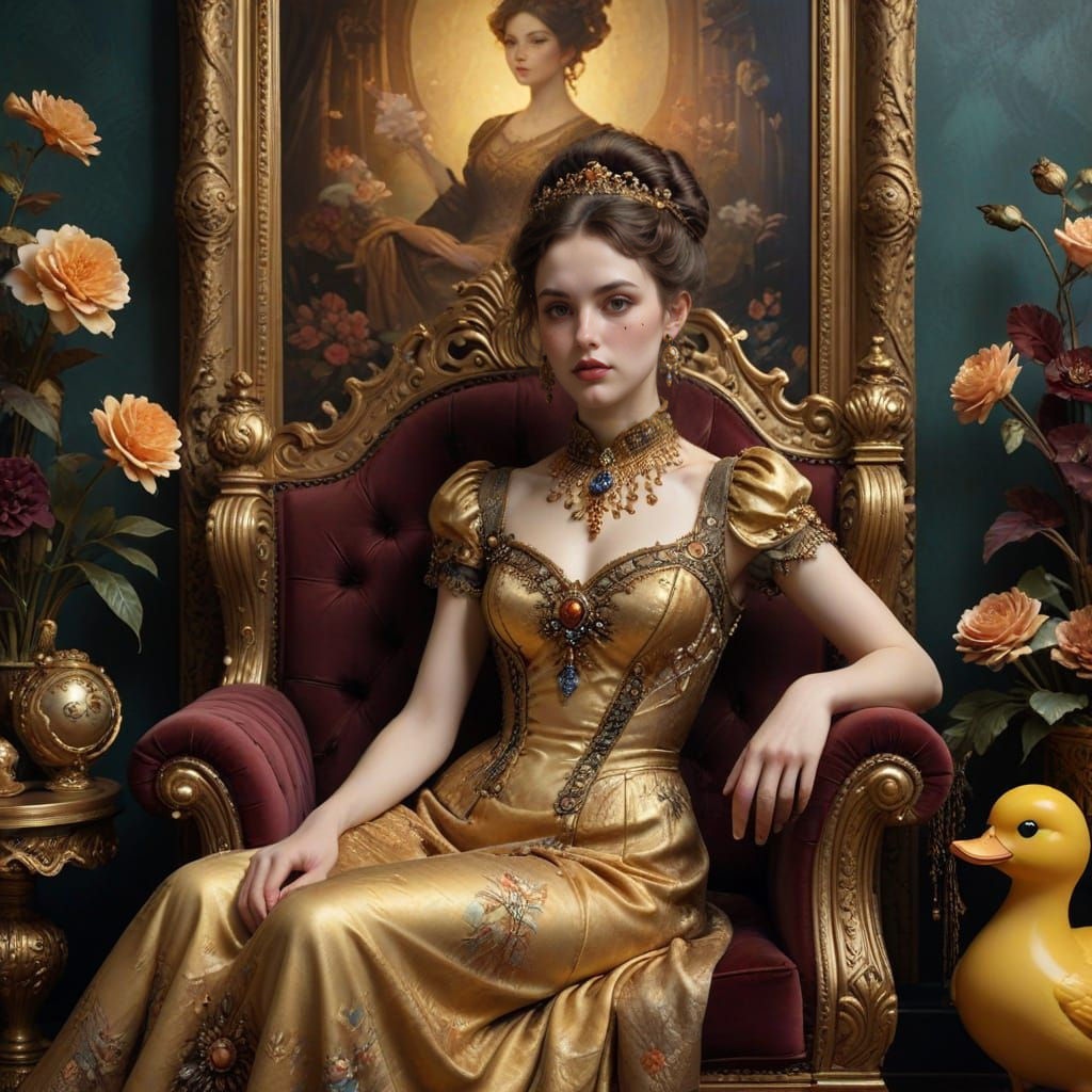 Edwardianpunk Rubber Ducky Queen