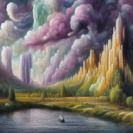 Surrealist Still Life in Warm Golden Hues