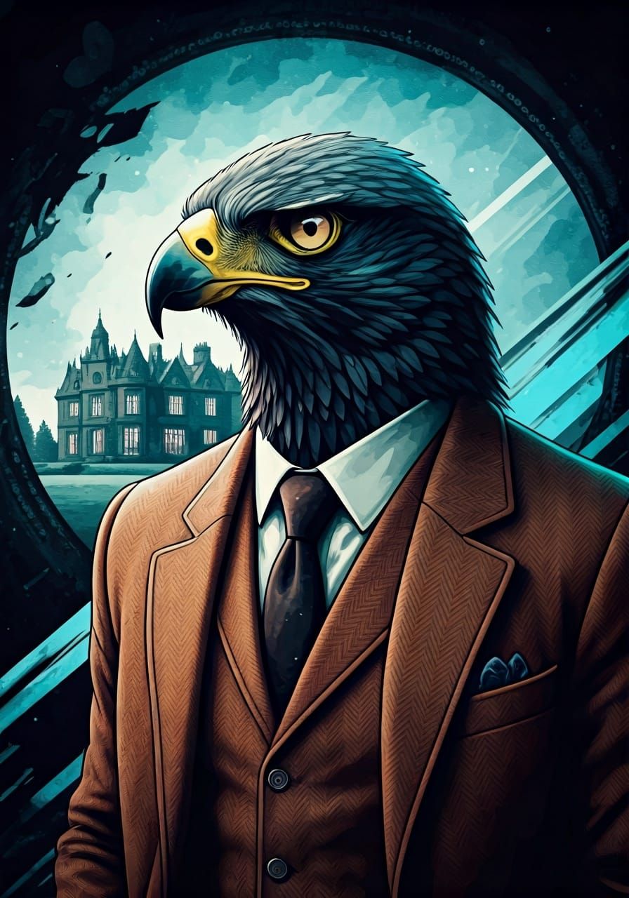 Horus Portrait in 1920s Dystopian England