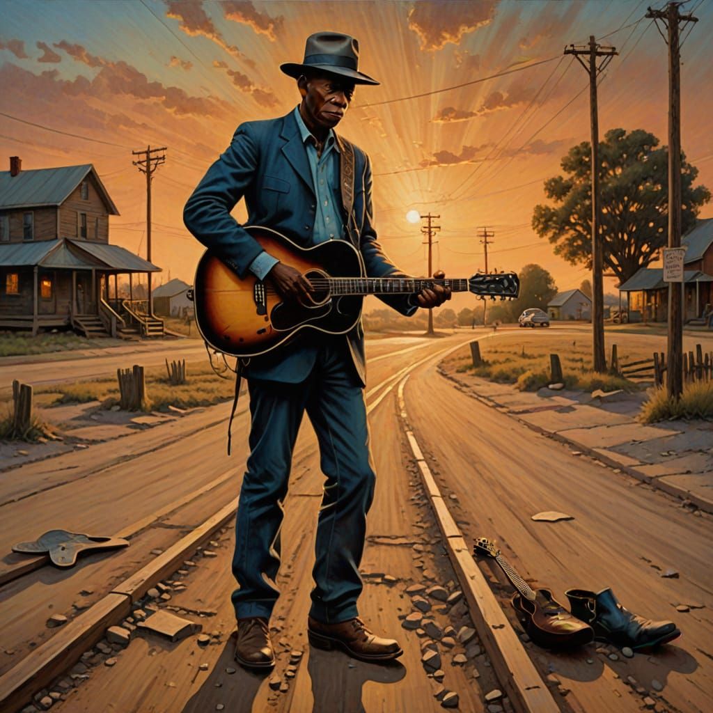 Robert Johnson at the Crossroads: Blues Legend