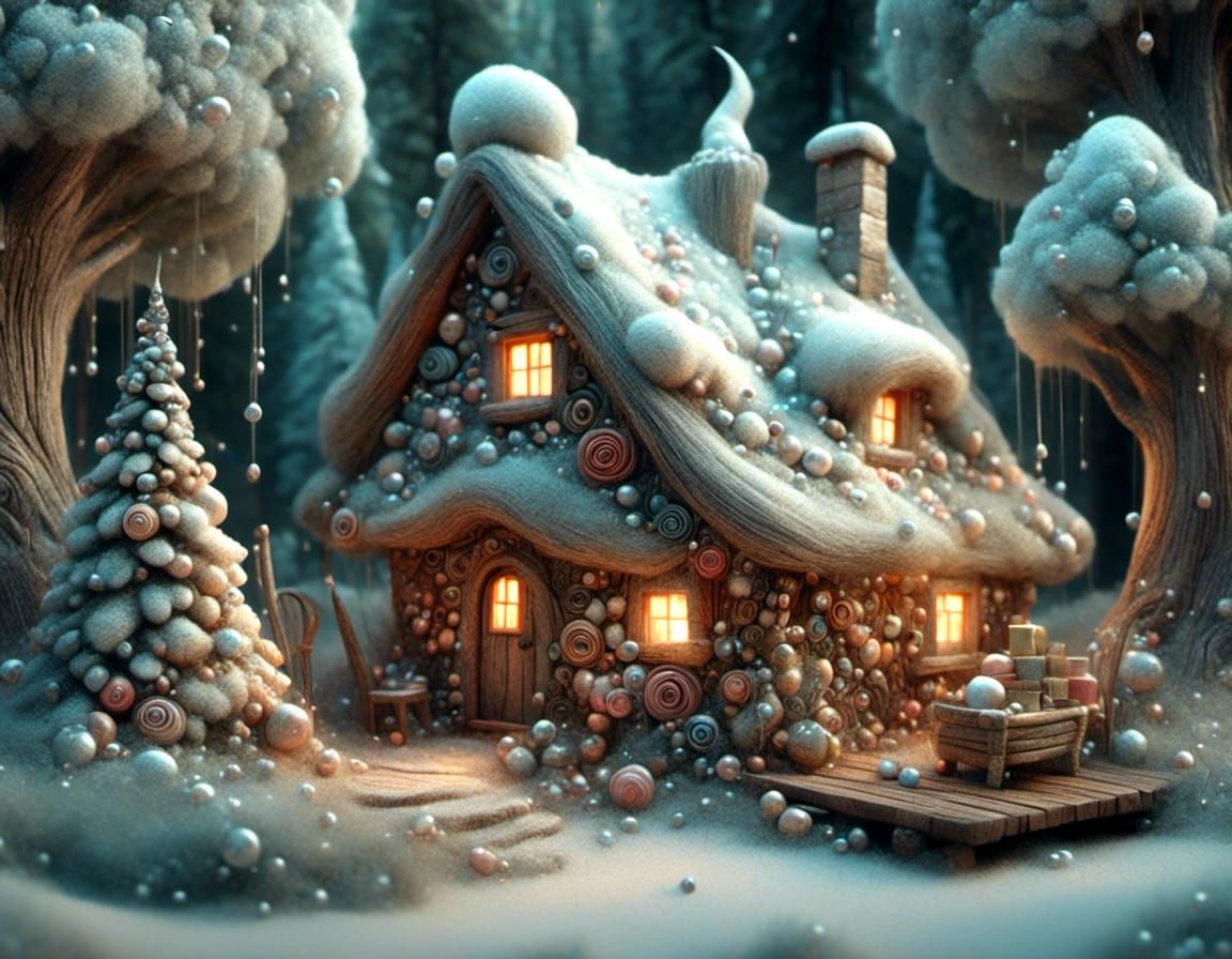 <lora:Nordic Gnomes:1.0>Gloomcore Art, folk art 3D shading