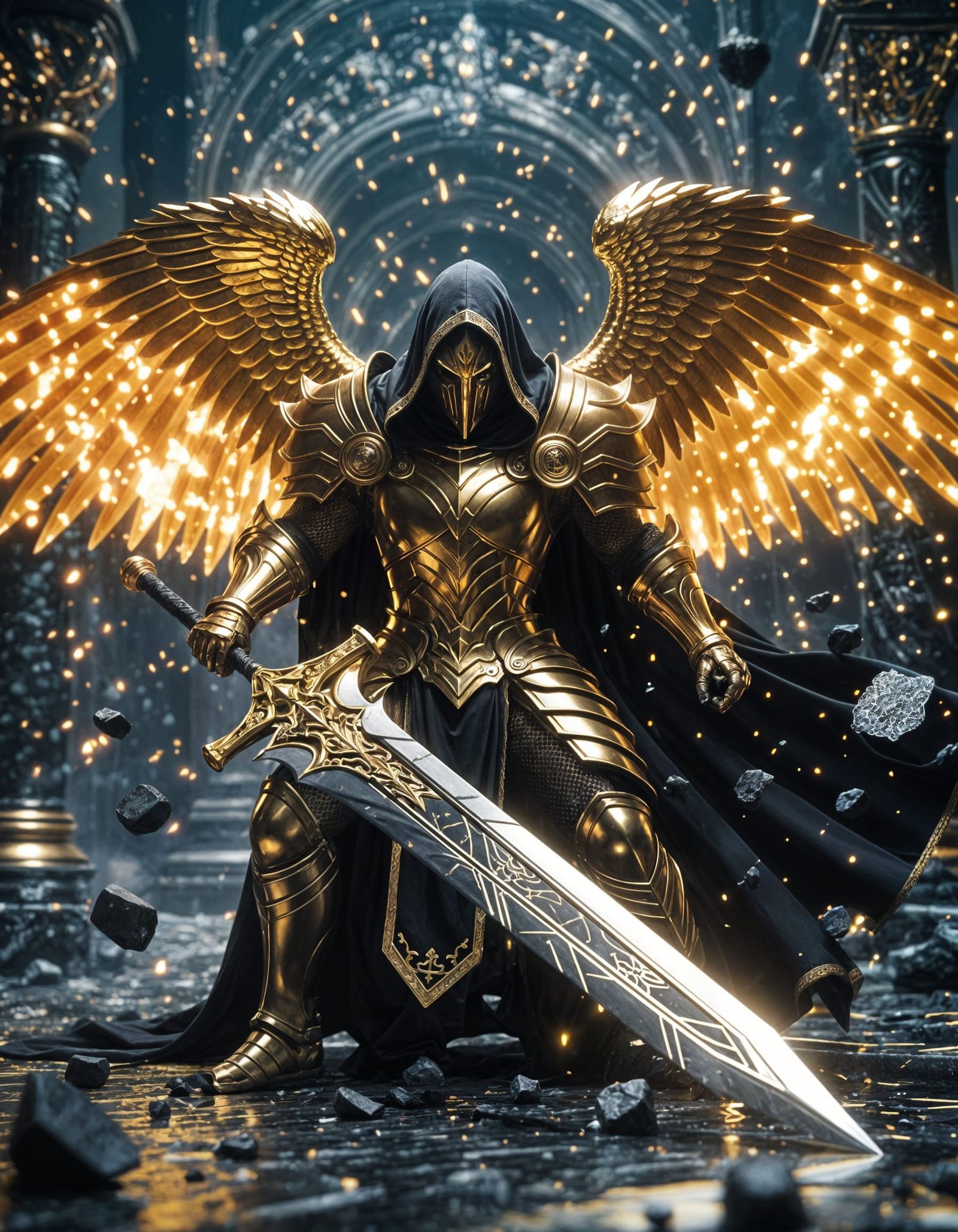 Archangel Escapes Broken Cage in Divine Fury