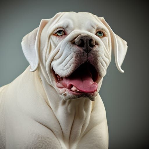 White Bullmastiff
