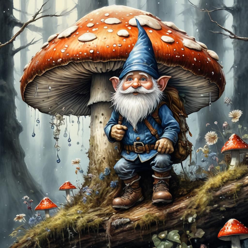Gnome in Forest