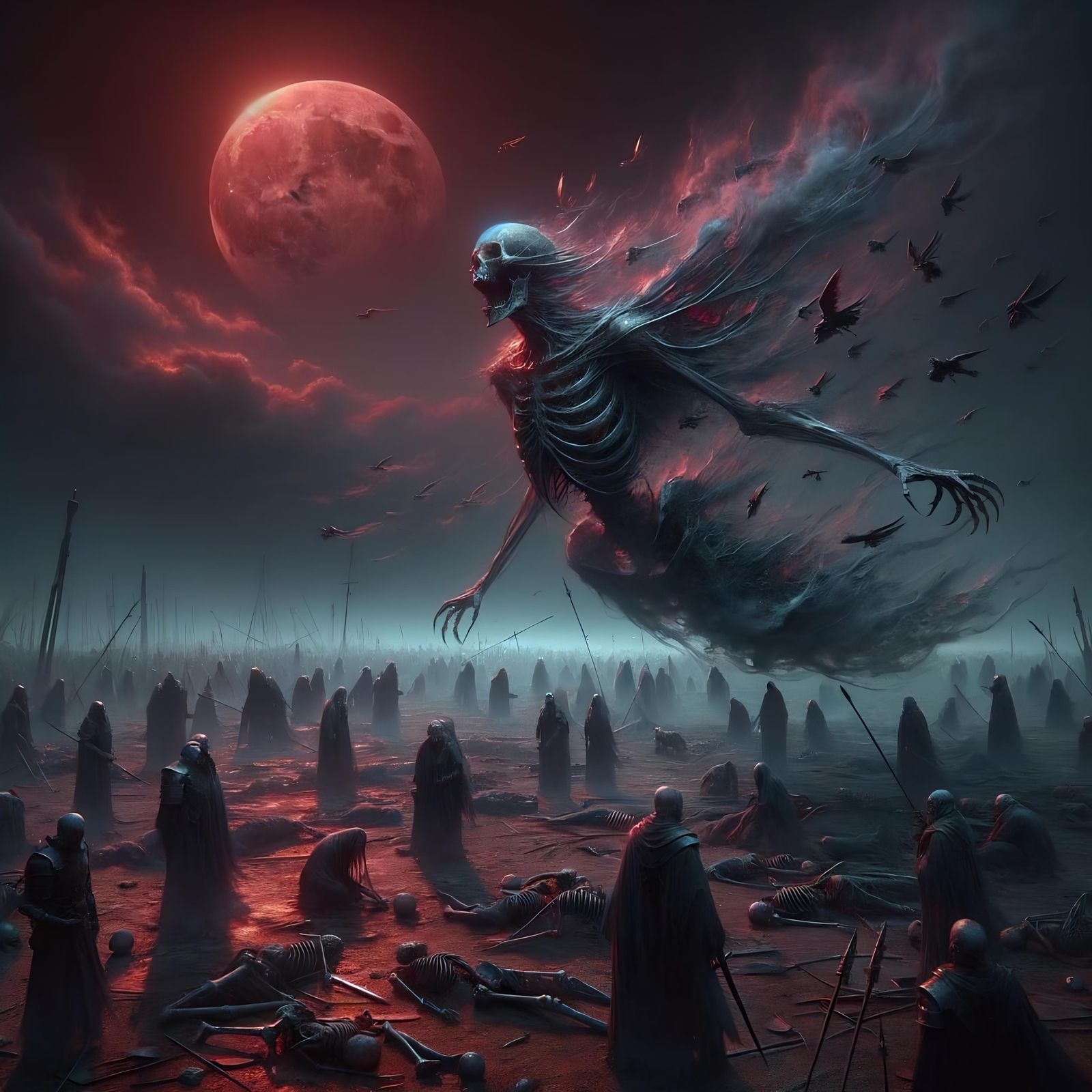 Terrifying Deathshrieker Haunts Crimson Battlefield, D&D Sce...