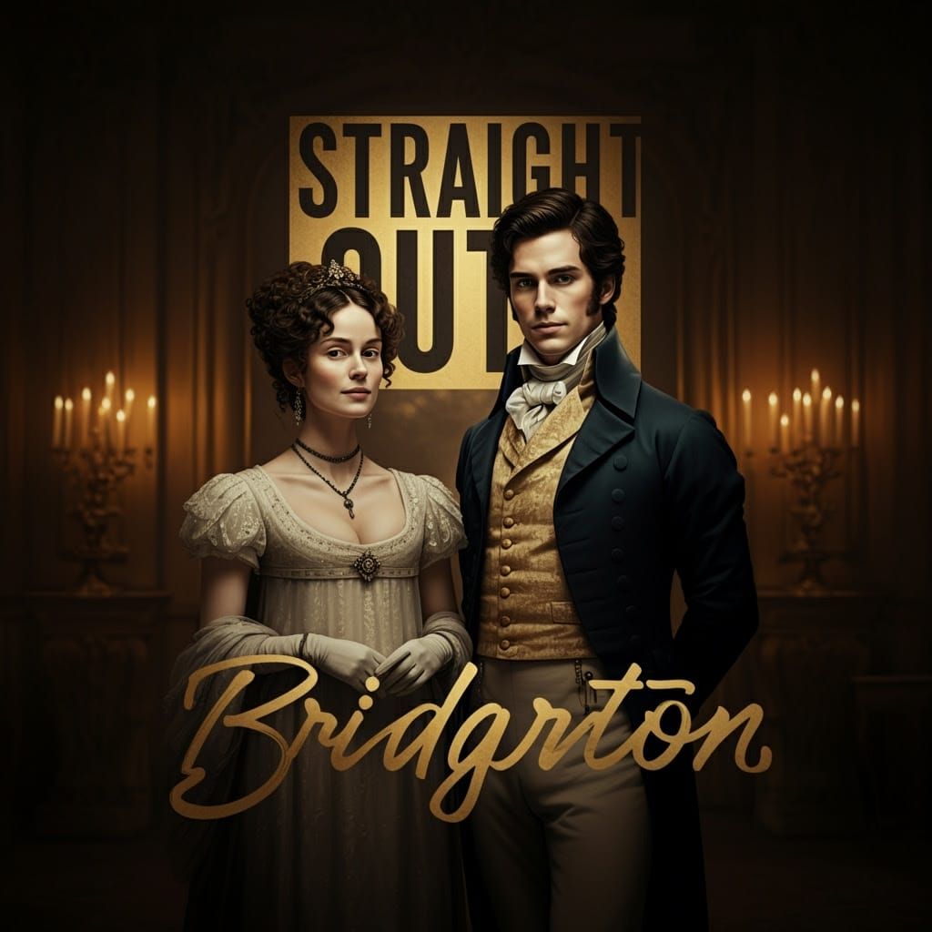 Elegant Victorian Couple Embarks on Urban Adventure