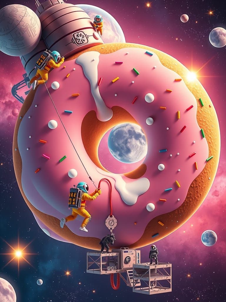 **Galactic Donut Space Station**