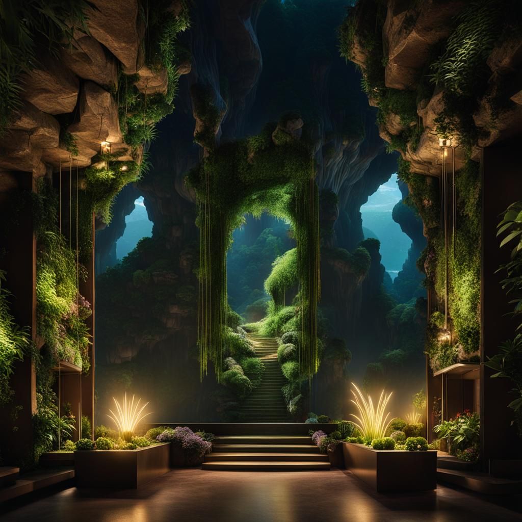 Floating Island Enclave of Natural Beauty and Magic