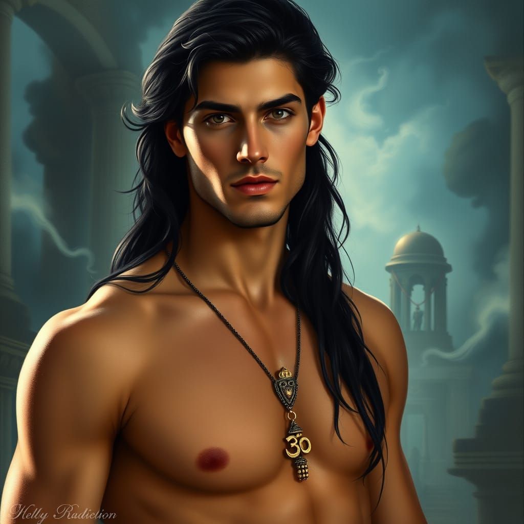 Prince Daeman, Chiseled Greek Prince in Mystical Indian Land...