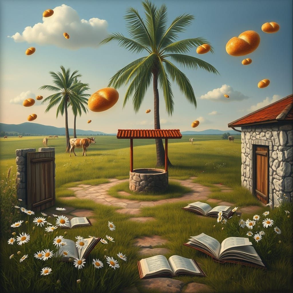 Surrealist Dreamscapes in Vibrant Color