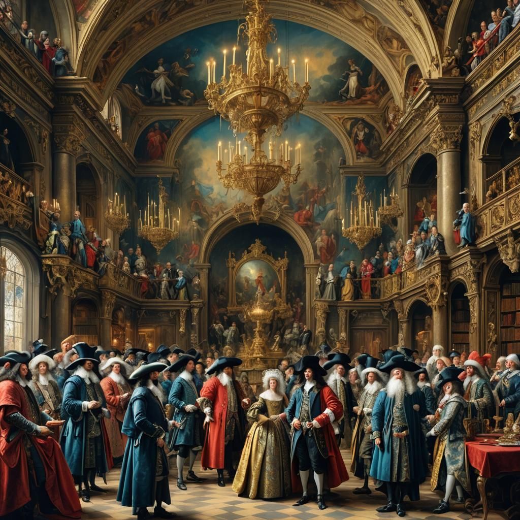Court of Louis XIV : Baroque extravagance
