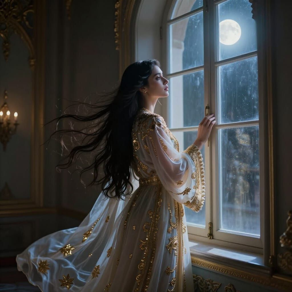 Ethereal Queen in Moonlight