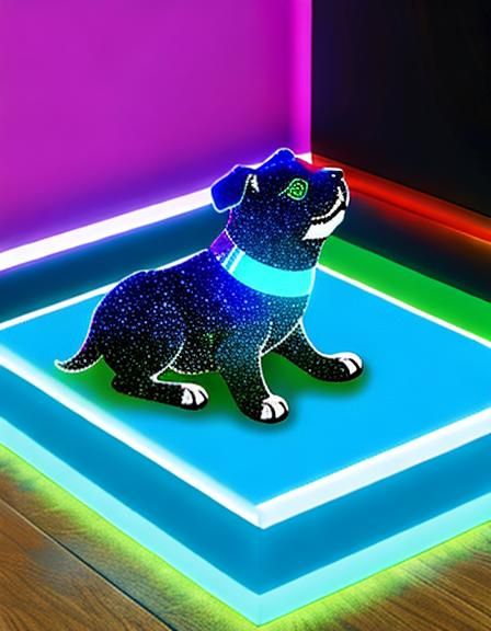 Futuristic Hologram Pet Toy Design