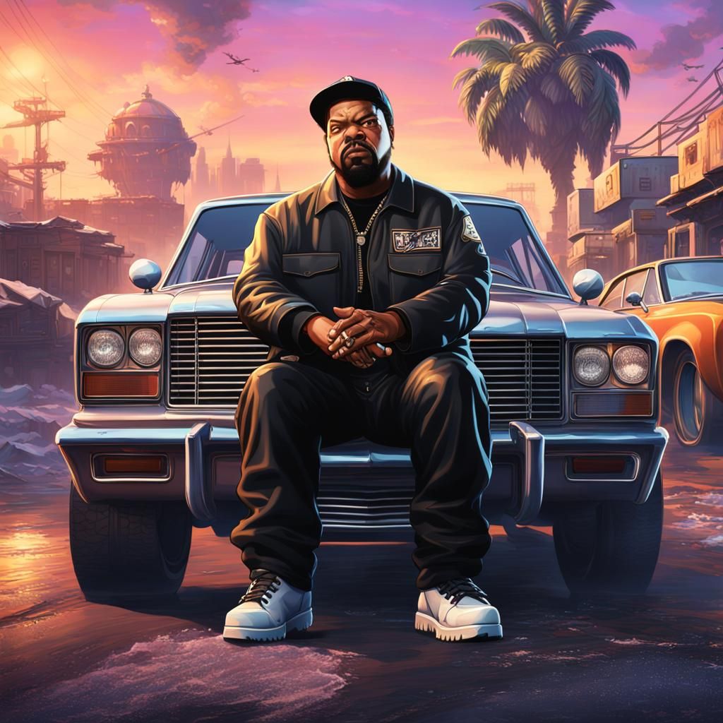 Ice Cube in Grand Theft Auto 6 Concept Art
