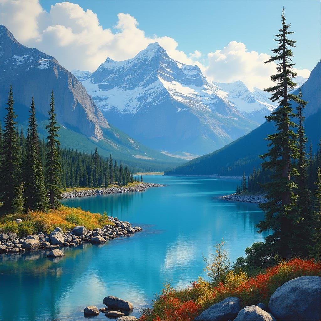 Majestic Canadian Landscape: Group of Seven Art