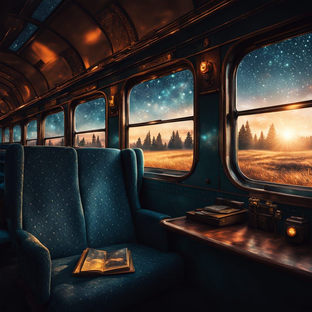 Whimsical Traincar Wonderland