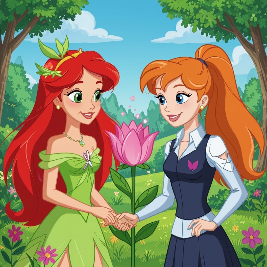 Bloom Meets Kim: Cartoon Crossover