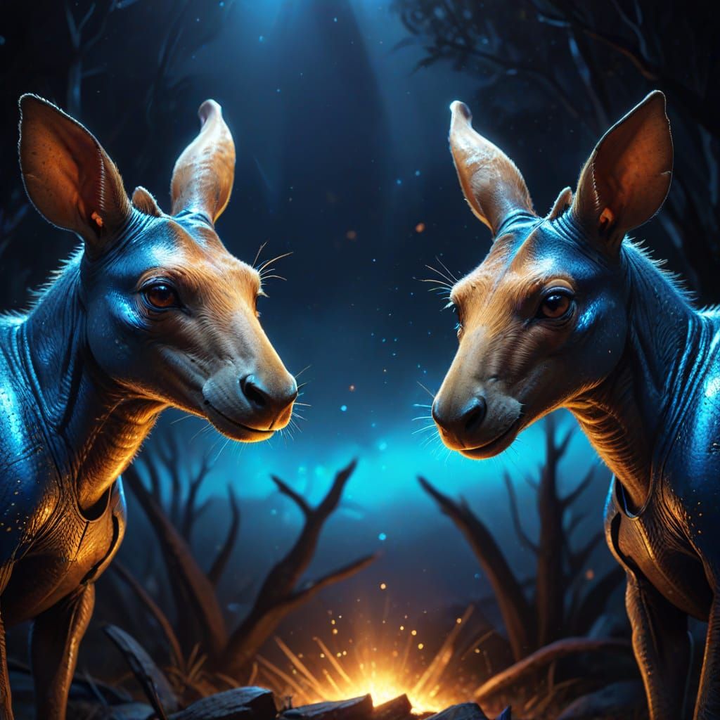 Aardvark Greetings in Science Fiction Style