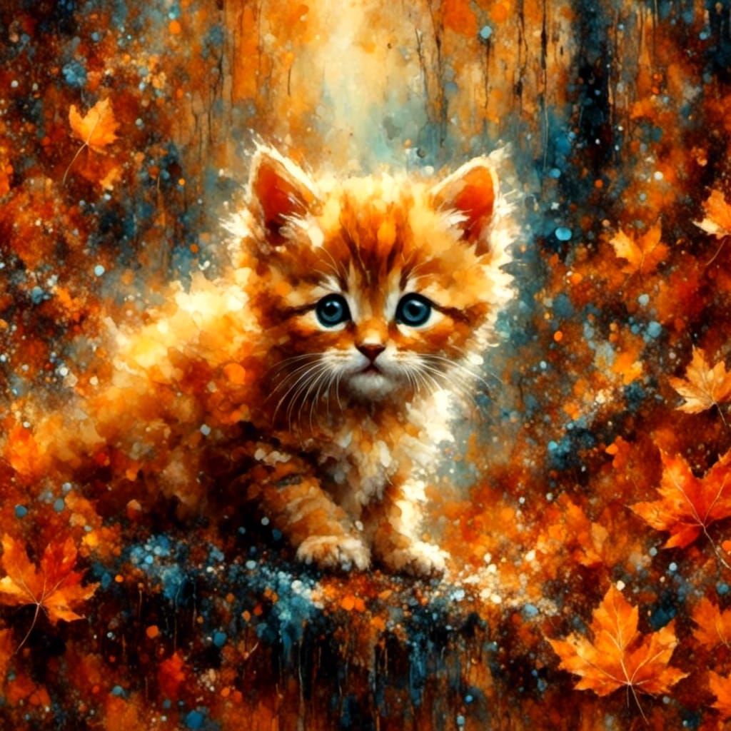 Fall Kitten