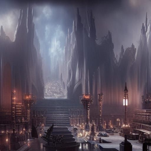 Epic Lucifer Digital Matte Painting