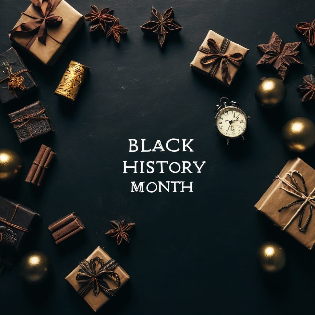 Celebrating Black Heritage in Vibrant Festive Colors