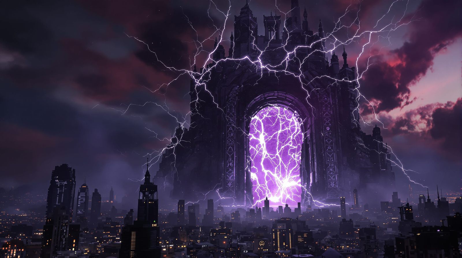 Obsidian Gateway: Interdimensional Portal in Wasteland