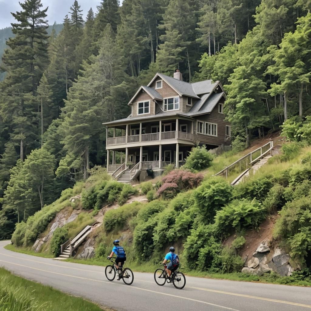 Picturesque Mountain Home Near Beach and Bike Trail