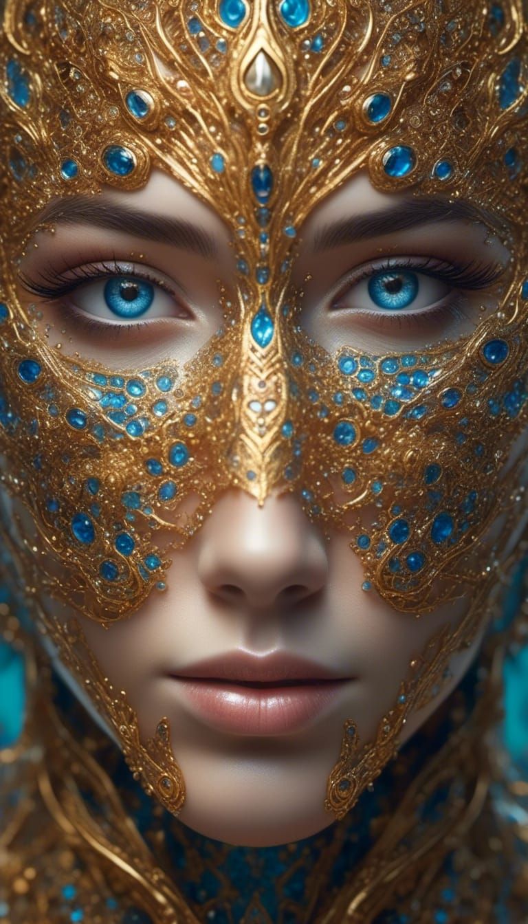 Detailed Illustration of a Gorgeous Woman