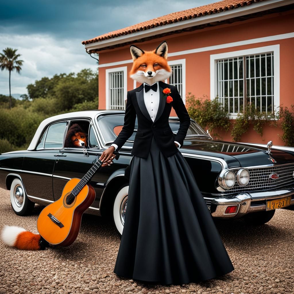 Two Women Enjoying Music on a Rail Car