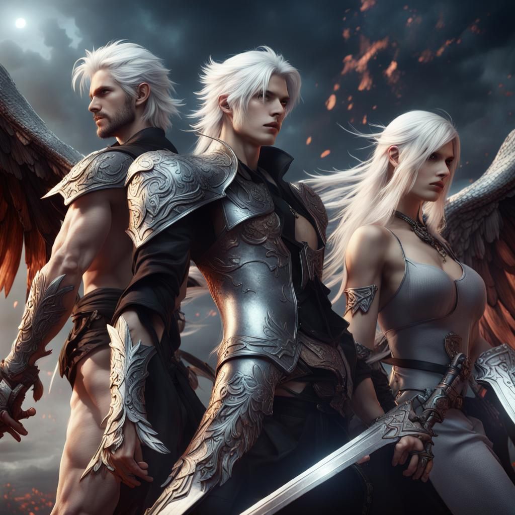 Final Fantasy-esque Fallen Angels Team Up