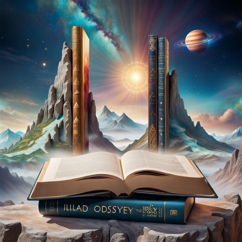 Epic Books: The Iliad and Odyssey as Mountains