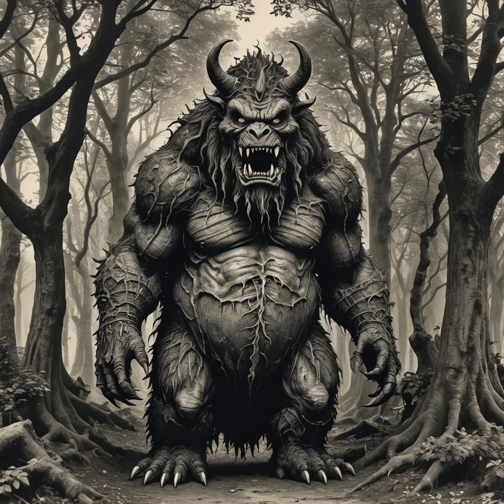 Terrifying French Folklore Monster Destroys Castle