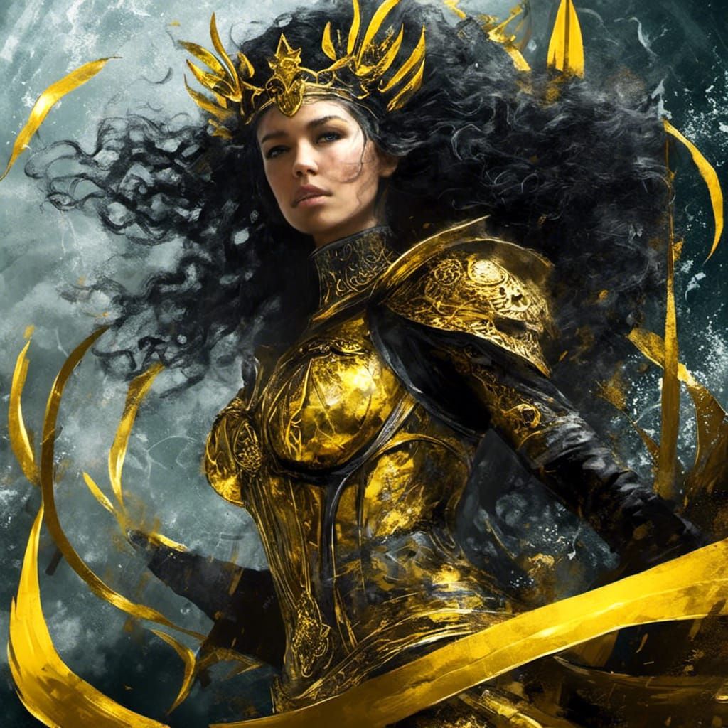 Aquawoman: Queen of Atlantis in Superhero Pose