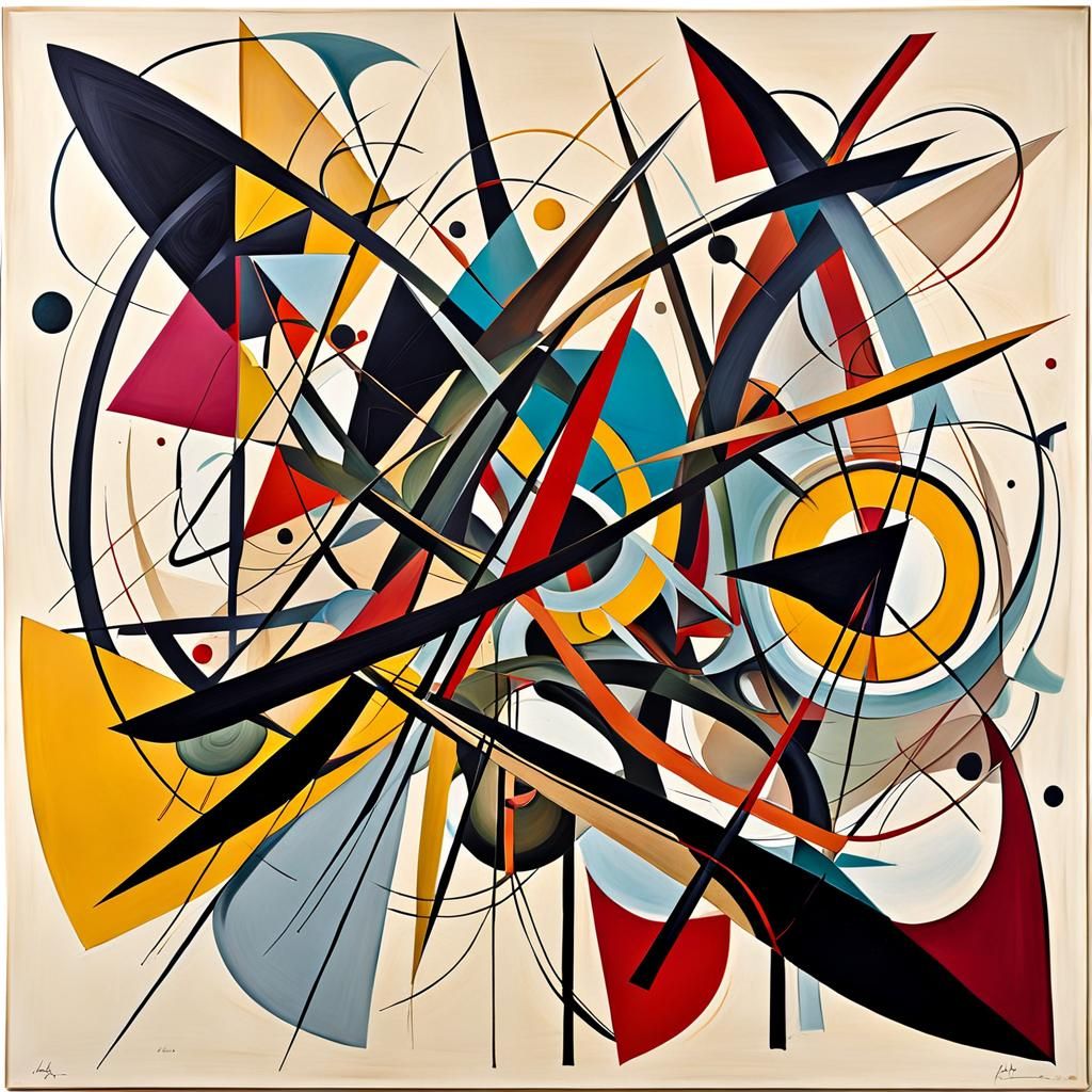 Abstract Art Brut Composition