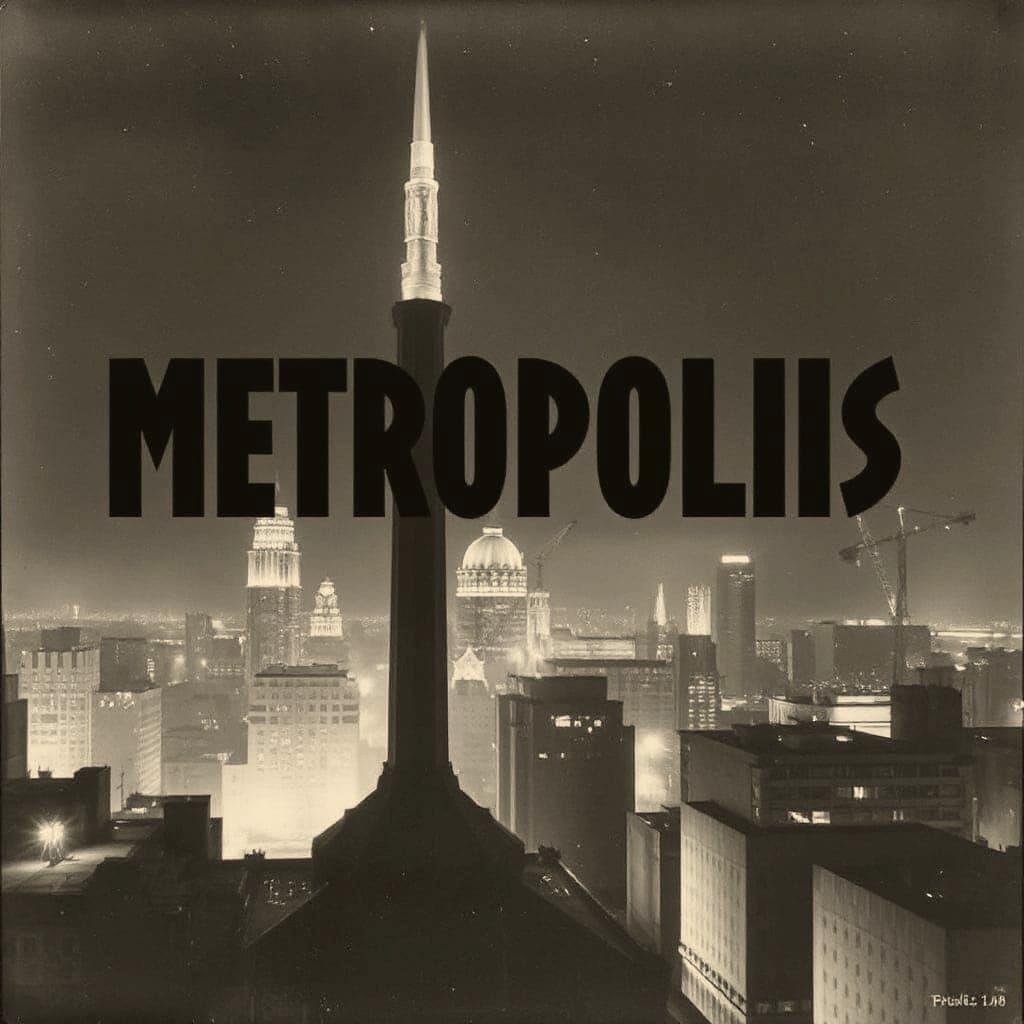 Metropolis Inspired Futuristic Cityscape