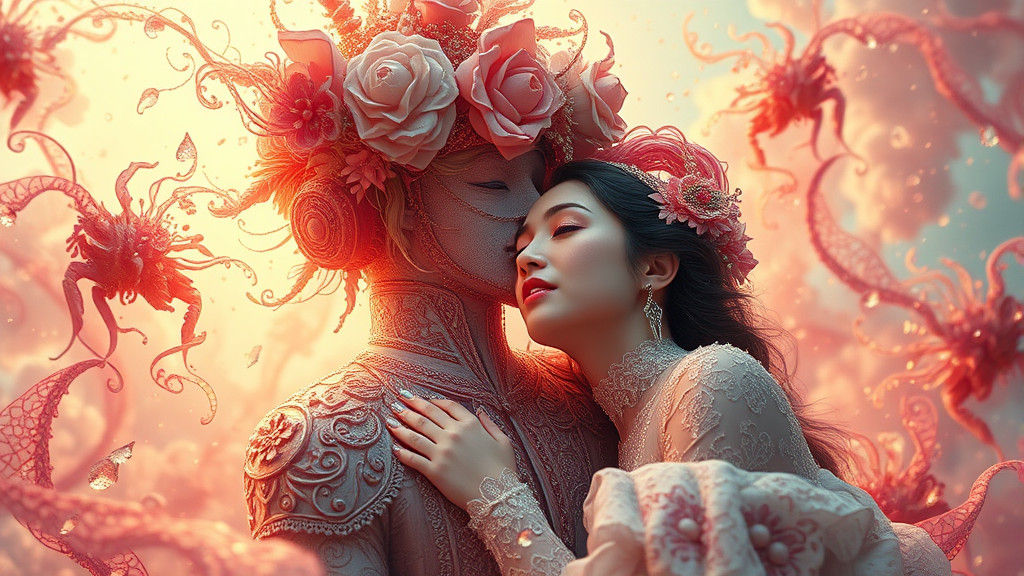 Newborn's First Breath in Warped Perspective