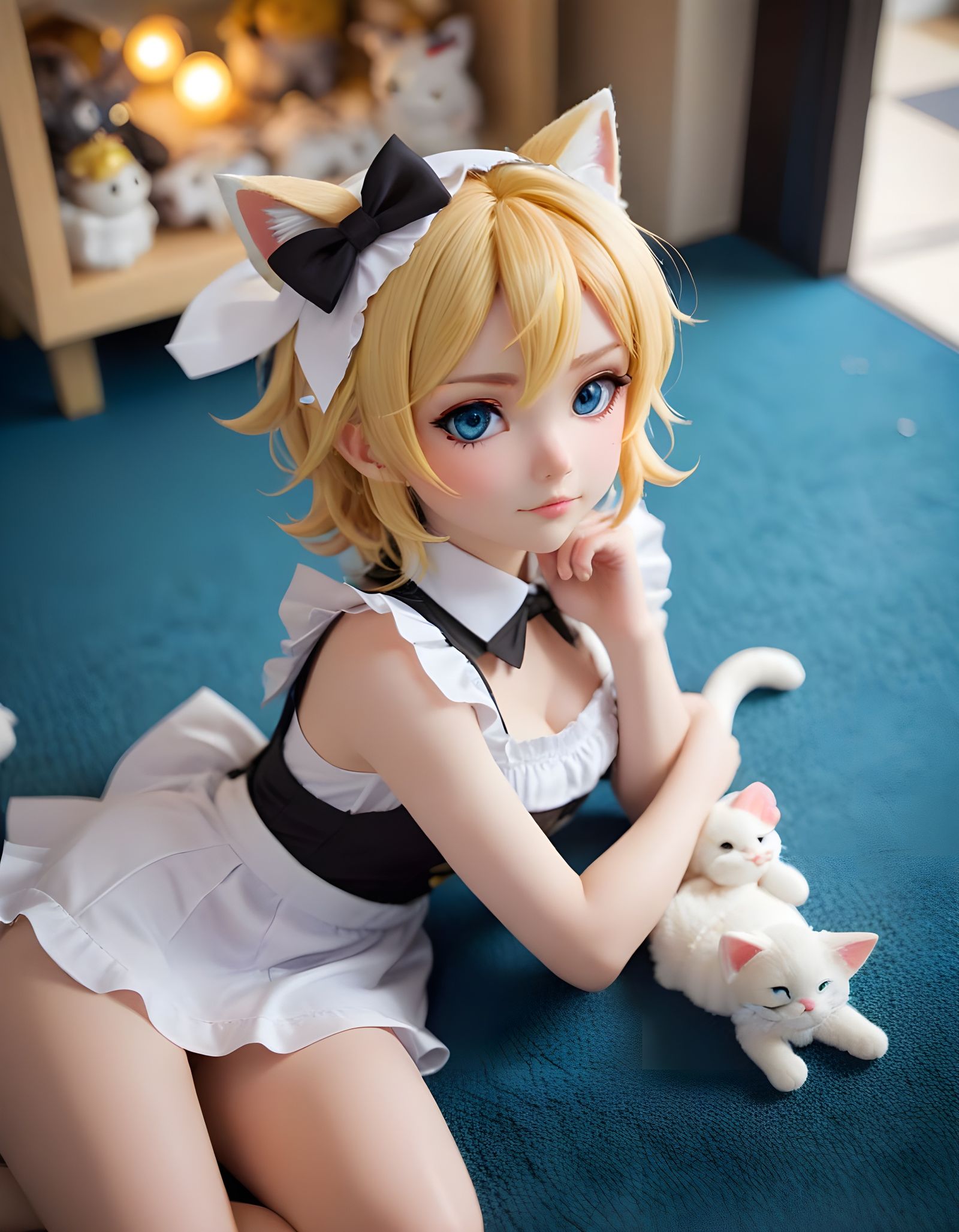 Chibi Catgirl Idol Singer in Pet Shop