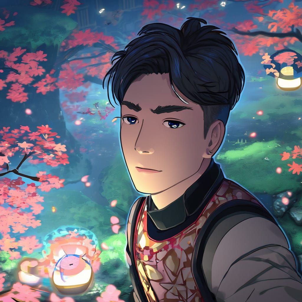 Ethereal Anime Landscape in Tranquil 8k Resolution