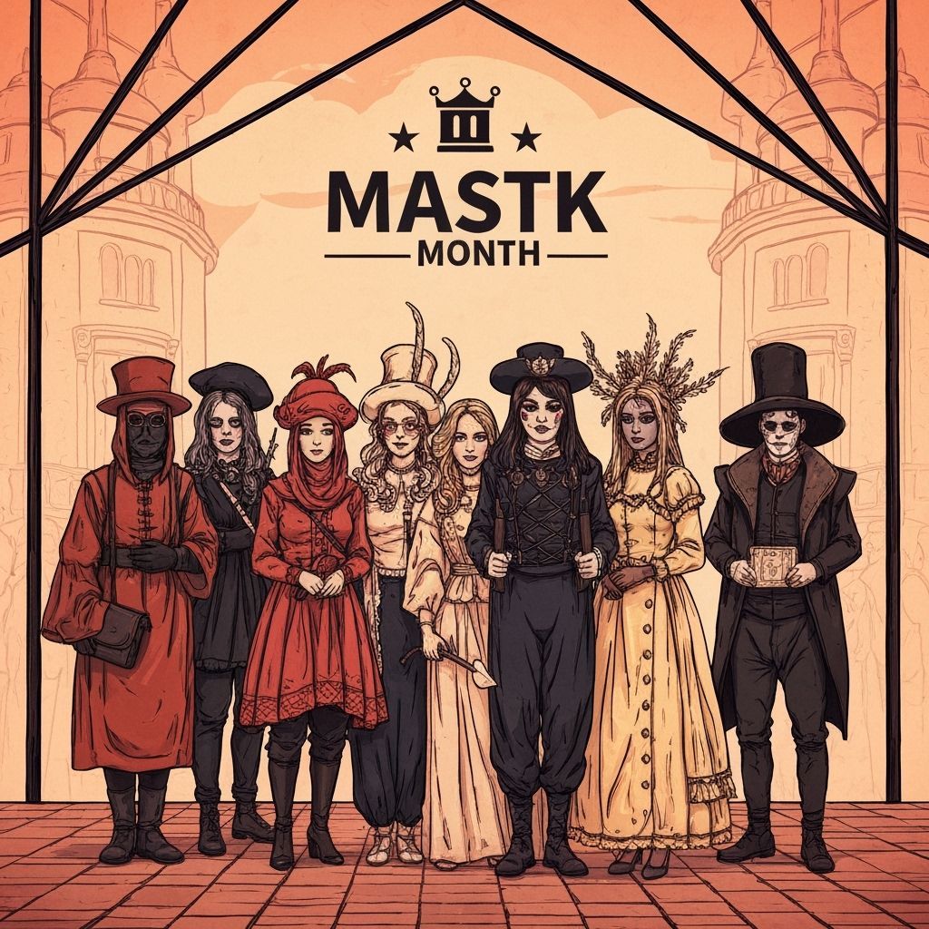 Masca Month Festival with Elaborate Disguises