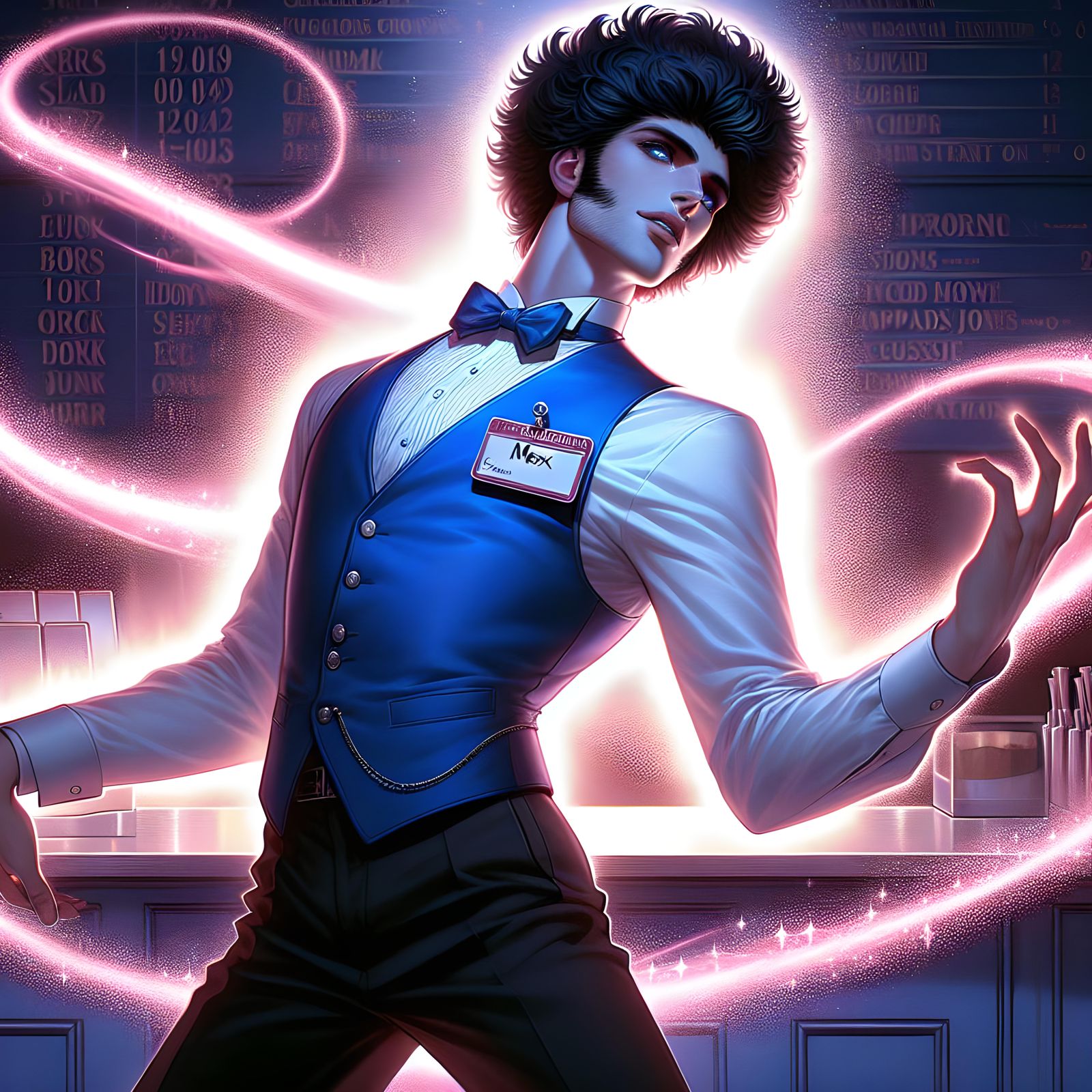 Anime Usher Gathers Energy in Gothic Theater