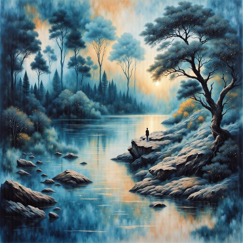 <lora:mystic flux:1.0> <lora:Flux Vivid Visions:1.0>  西   玉  兰   Acrylic oil painting airbrushed slightly textured soft ...