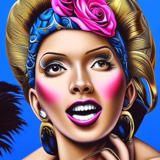 Baroque Surrealist Portraits of Louise Brooks and Josephine ...