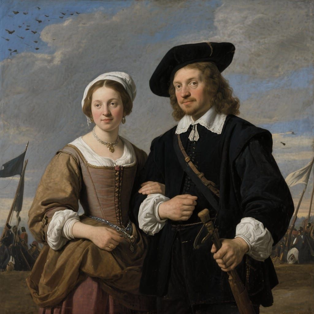 Civil War Couple From 1650