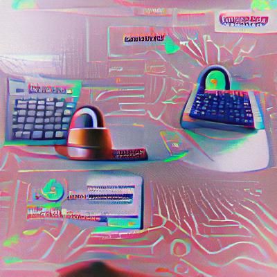 Abstract Cybersecurity Network Visualization