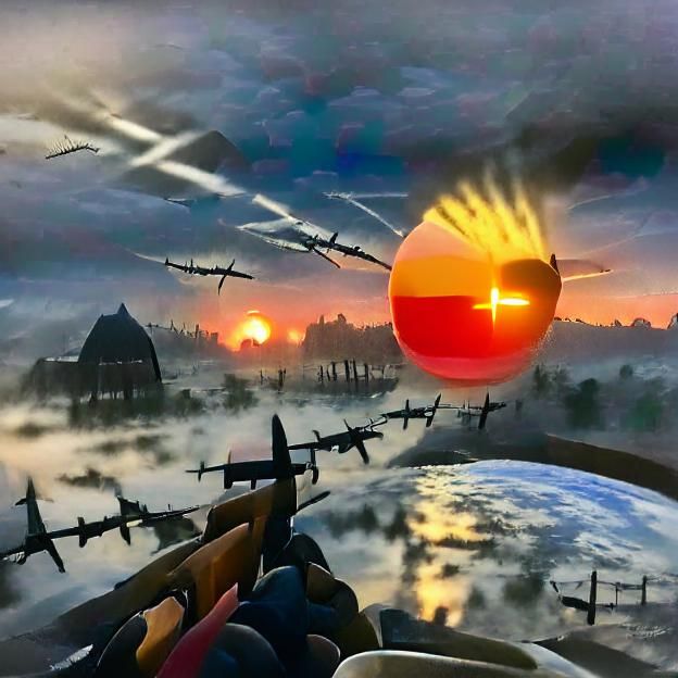 World War 2 Sunrise: A Glimmer of Hope