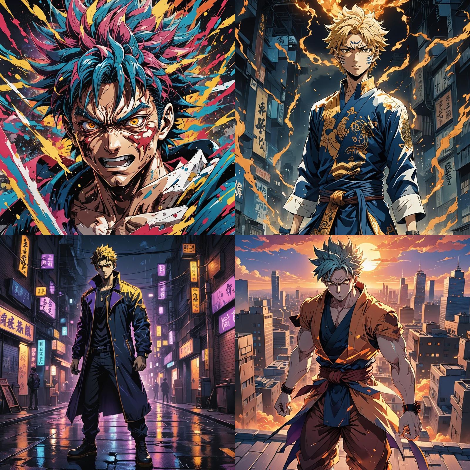 Gojo Anime Manga Scan by Studio Trigger