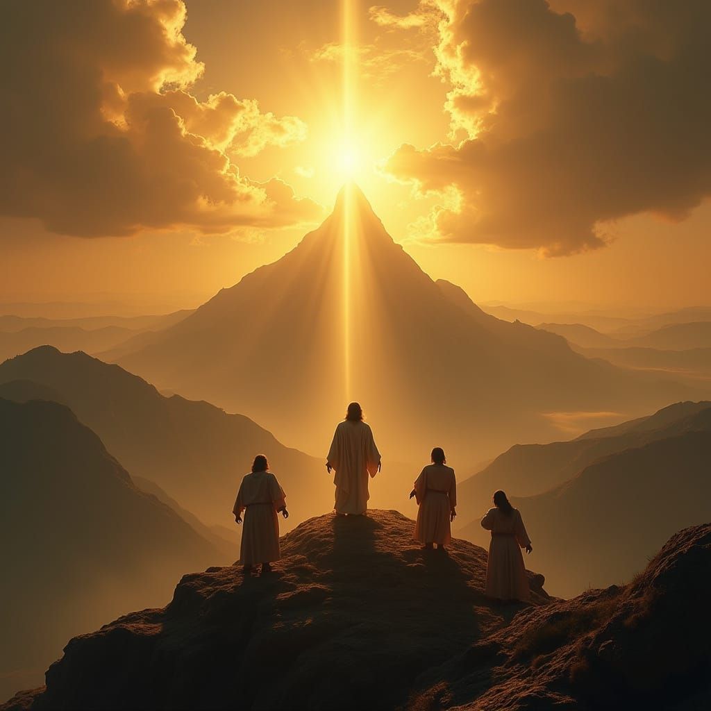 Golden Radiance Illuminates the Transfiguration
